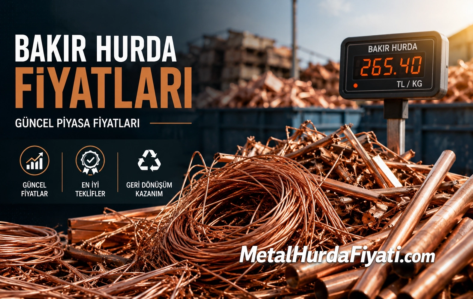 Bakır Hurda fiyatları — Sefa Hurda