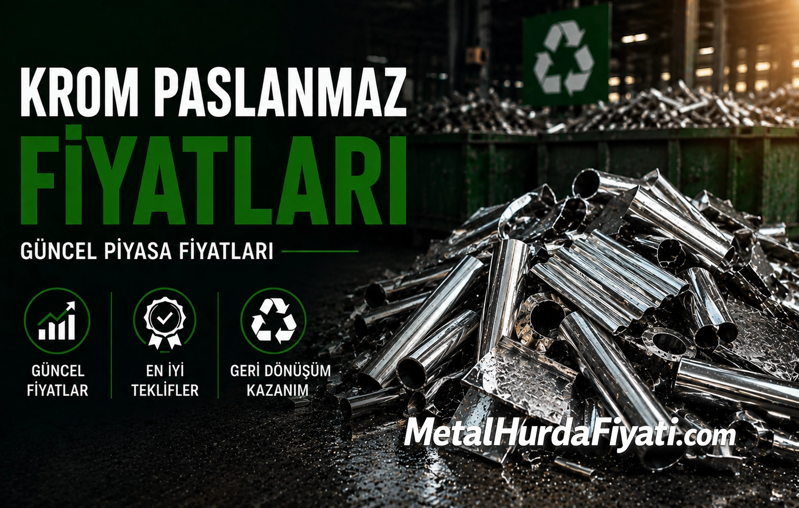 Krom / Paslanmaz Hurda fiyatları — Sefa Hurda